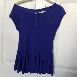 American eagle outfitters peplum tee XS